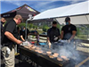 Police Cookout - Outdoors